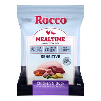 80g Rocco Mealtime Sensitive - csirke & kacsa száraz kutyatáp kép