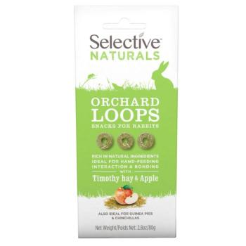 80g Selective Naturals Orchard Loops kisállatsnack nyulak, tengerimalacok & csincsillák számára kép