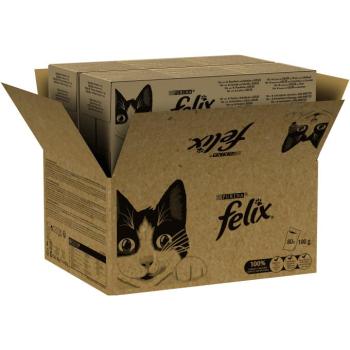 80x85g Felix Original tengeri válogatás nedves macskatáp kép