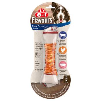 85g 8in1 Triple Flavour L rágócsont kutyasnack kép