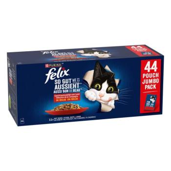 88x85g Felix Fantastic húsválogatás nedves macskatáp 25% kedvezménnyel kép