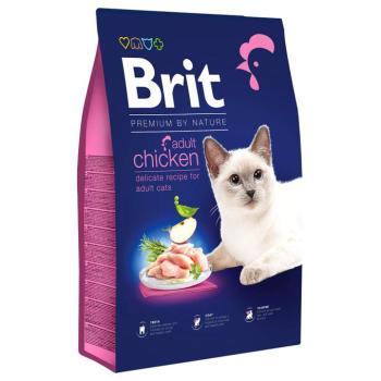 8kg Brit Premium by Nature Cat Adult chicken száraz macskatáp kép