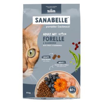 8kg Sanabelle Adult pisztráng & áfonya száraz macskatáp kép