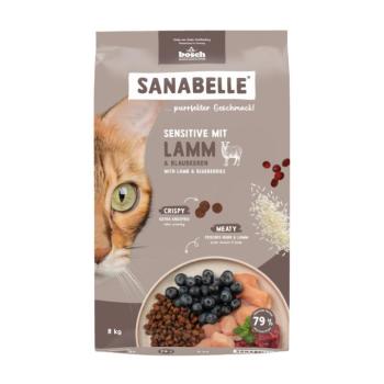 8kg Sanabelle Sensitive bárány & áfonya száraz macskatáp kép
