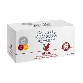 8x100g Smilla Veterinary Diet Renal nedves macskatáp vegyesen kép