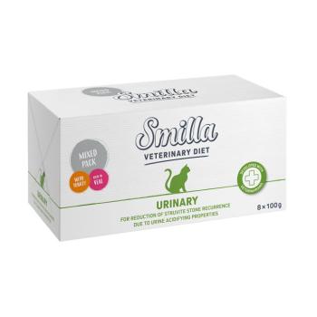 8x100g Smilla Veterinary Diet Urinary nedves macskatáp vegyesen kép