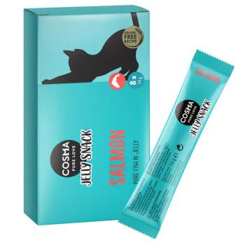 8x14g Cosma Jelly lazac Snack aszpikos jutalomfalat macskáknak kép