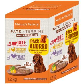 8x300g Nature's Variety Original Paté No Grain Medium/Maxi Adult nedves kutyatáp kép