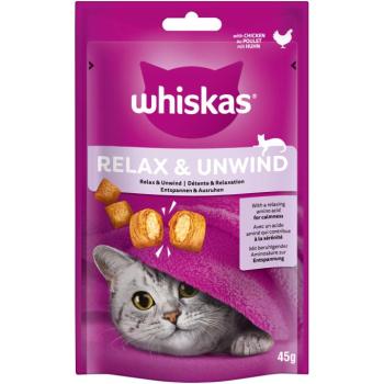 8x45g Whiskas Relax & Unwind csirke macskasnack kép