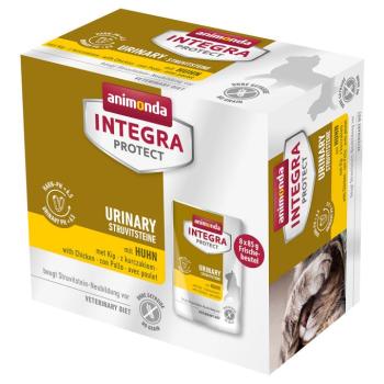 8x85g animonda Integra Protect Adult Urinary Struvitstein Csirke nedves macskatáp kép