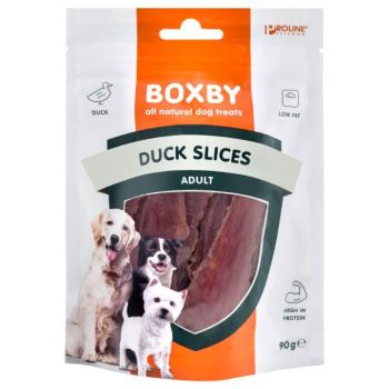 90g Boxby Slices kacsa étrend-kiegészítő eledel kutyáknak kép
