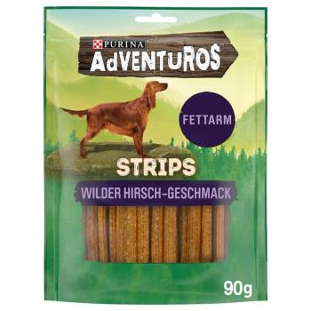 90g PURINA Adventuros Strips szarvas kutyasnack kép