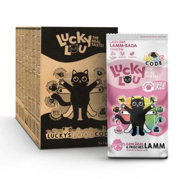 9kg Lucky Lou Light szárnyas & bárány száraz macskatáp kép