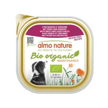 9x300g Almo Nature Daily Menu bio kutyatáp- Bio marha & bio zöldség