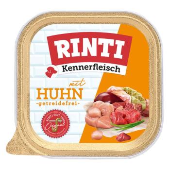 9x300g RINTI ínyenceknek csirke tálcás nedves kutyatáp kép