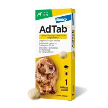 AdTab Rágótabletta Kutyák részére 11-22 kg 3db kép