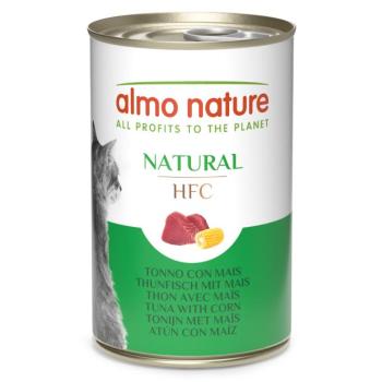 Almo Nature HFC gazdaságos csomag 12 x 140 g - Tonhal & kukorica kép