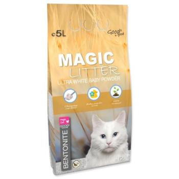 Almosdoboz Magic Litter Bentonite Ultra White Babapor 5L kép