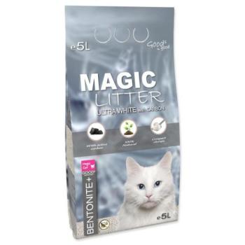 Almosdoboz Magic Litter Bentonite Ultra White Carbon 5L kép