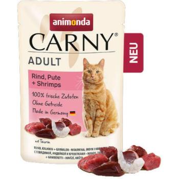 Animonda Carny Adult beef, turkey & shrimp pouch 85 g kép