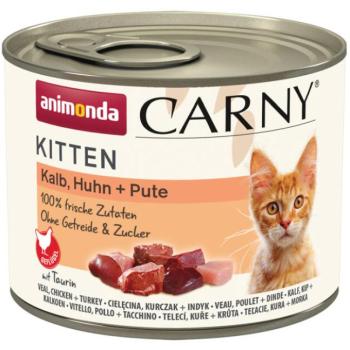 Animonda Carny Kitten veal, poultry & turkey 200 g kép