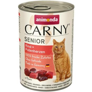 Animonda Carny Senior beef & turkey heart 400 g kép