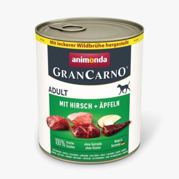 Animonda GranCarno Adult kutyakonzerv - szarvas, alma 800 g kép