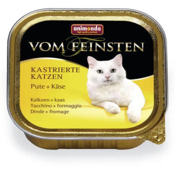 Animonda Vom Feinsten Kastrierte turkey, cheese 100 g kép