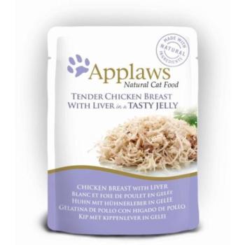 Applaws Chicken & liver in a tasty jelly 70 g kép