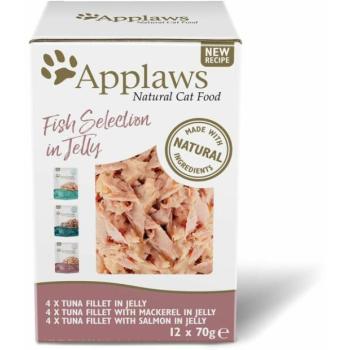 Applaws Fish Selection in jelly 12x70 g kép