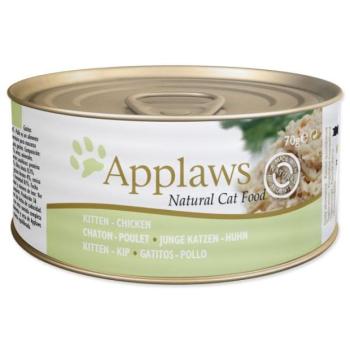 Applaws Kitten konzerv csirke 70g kép