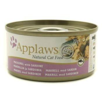 Applaws Mackerel & sardine tin 70 g kép