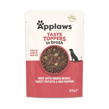 Applaws Taste Toppers hús-/hallében Marha, zöldbab, édesburgonya & pirospaprika nedves kutyatáp kép