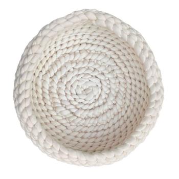 Aumüller fonott macskakosár - Bézs: Ø 50 x M 15 cm kép