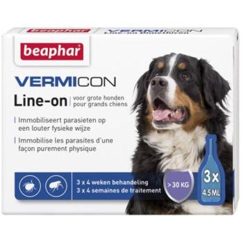 Beaphar Vermicon Dog Line-on Spot-on L 30 kg felett 3x4,5 ml kép