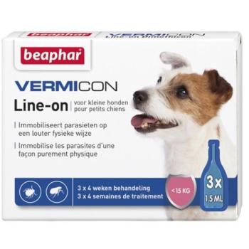 Beaphar Vermicon Dog Line-on Spot-on S 15 kg alatt 3x1,5 ml kép