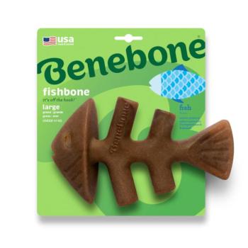 Benebone Fishbone rágójáték kutyáknak Large: kb. H 21 x Sz 12 cm kép