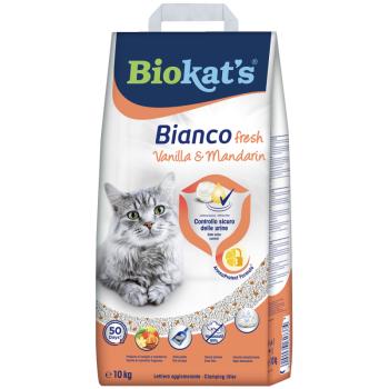 Biokat's Bianco Fresh vanília & mandarin macskaalom 10 kg kép