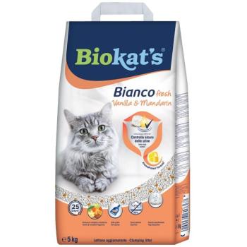 Biokat's Bianco Fresh vanília & mandarin macskaalom 3 x 5 kg kép