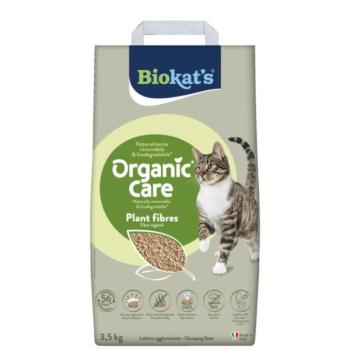Biokat's Organic Care Plant Fibres - növényi rost alapú macskaalom 3,5 kg kép