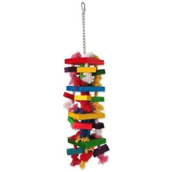 Bird Jewel akasztós játék kötelekkel és ajtóval, színes 54cm kép