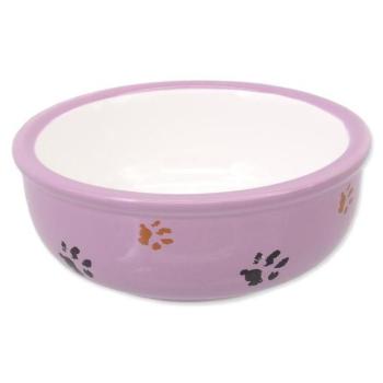 Bowl Magic Cat kerámia macskamancs lila 13x5cm 330ml kép