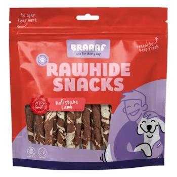BRAAAF Roll Sticks bárányos-tőkehalas rágórudak 250 g 12 cm kép