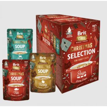 Brit Care Cat Christmas Selection Soups - karácsonyi leves válogatás macskák számára 15 x 75 g kép