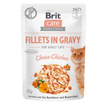 Brit Care Cat Fillets in Gravy Choice Chicken 12x85 g kép