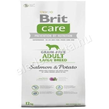 Brit Care Grain-free Adult Large Breed Salmon & Potato 3 kg kép