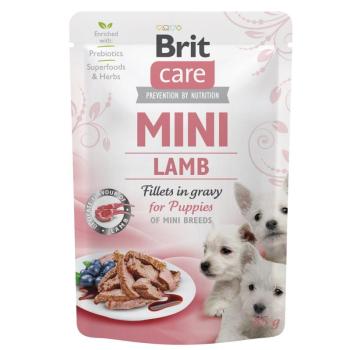 Brit Care Mini Fillets in Gravy for Puppies - Lamb 85 g kép