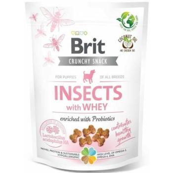 Brit Crunchy Cracker Puppy Insect rovarok tejsavóval probiotikumokkal 200 g kép