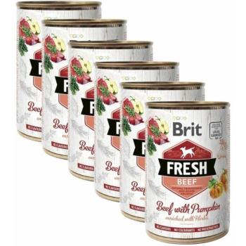 Brit Fresh Beef with Pumpkin 6x400 g kép