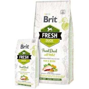 Brit Fresh Duck with Millet Adult Run Work 12 kg kép
